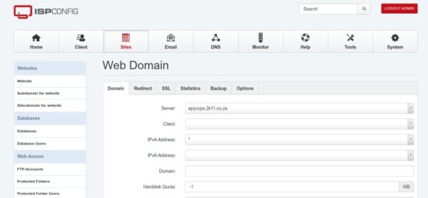 ispconfig-vps-sites-interface